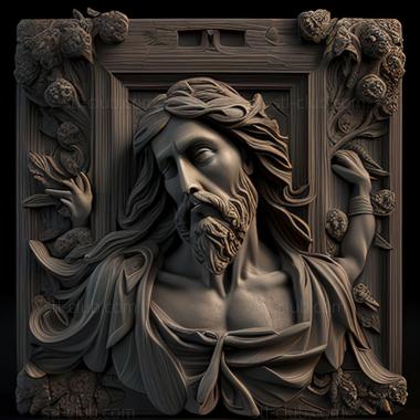 3D model st jesus (STL)